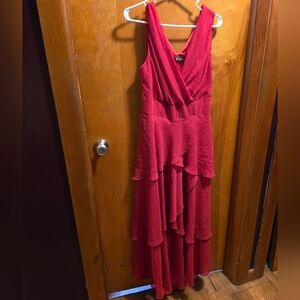 2/$15 Red layered dress